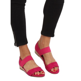Espadrilky Fuchsia 9R71 Rose růžový 2