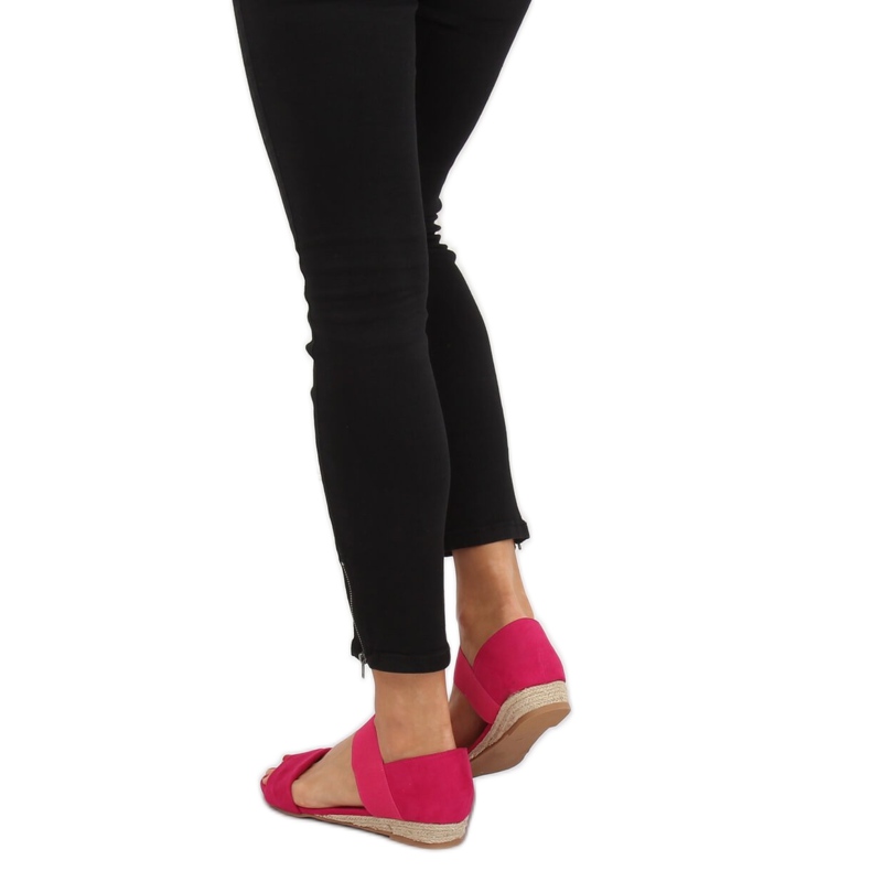 Espadrilky Fuchsia 9R71 Rose růžový 1