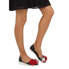 Černé balerínky Meliski W-13 Black černá 2