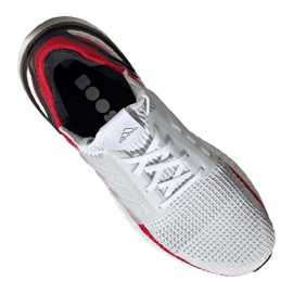 Běžecké boty adidas UltraBoost 19 M EF1341 bílý červený 1