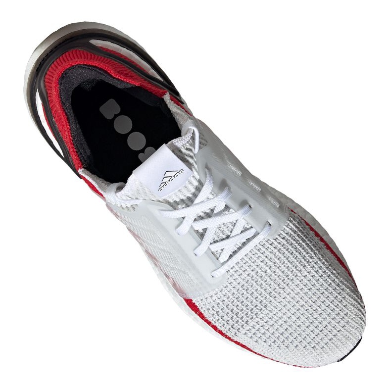 Běžecké boty adidas UltraBoost 19 M EF1341 bílý červený 1
