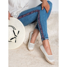 Mckeylor Prolamované espadrilky bílý vícebarevný 2