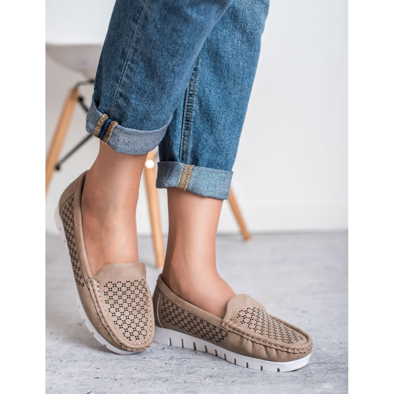 Vinceza Béžové mokasíny béžový 1