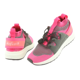 Dětské boty Befado 516X030 oranžový růžový šedá 4