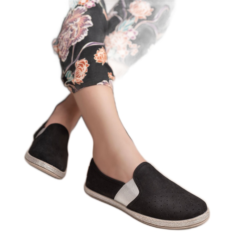 Mckeylor Semišové slipy černý 1