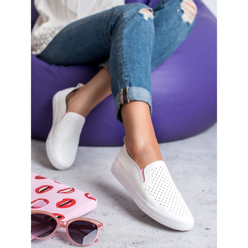 Mckeylor Prolamované slipy bílý 1