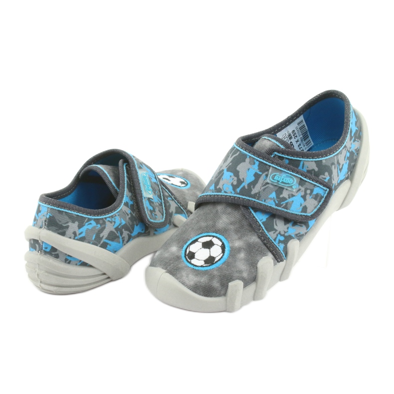 Dětská obuv Befado 273X259 modrý šedá 4