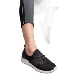 SHELOVET Nazouvací sportovní obuv černá 1