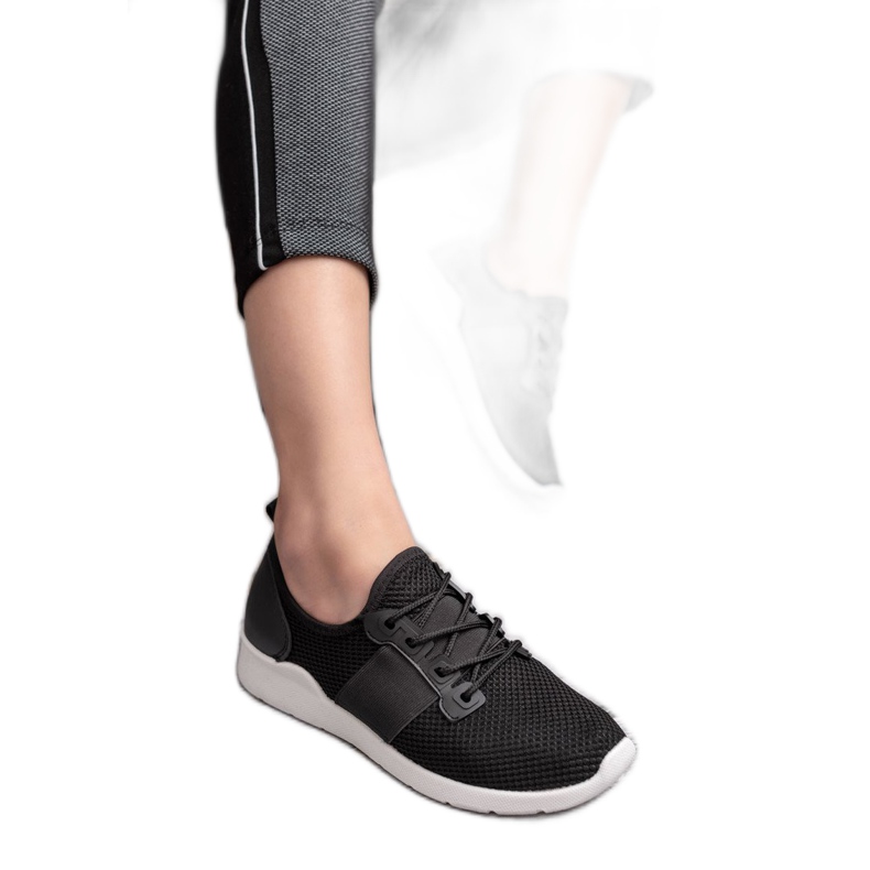 SHELOVET Nazouvací sportovní obuv černá 1 SHELOVET Nazouvací sportovní obuv černá 1