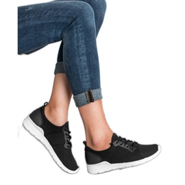 SHELOVET Nazouvací sportovní obuv černá 2 SHELOVET Nazouvací sportovní obuv černá 2