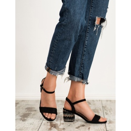 SDS Sandály Na Baru černá 1 SDS Sandály Na Baru černá 1