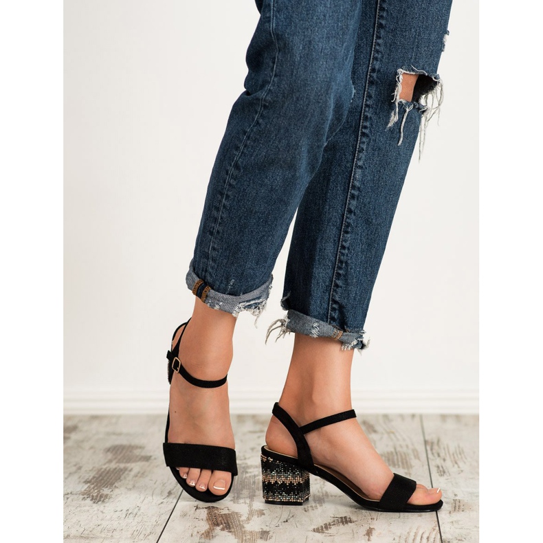 SDS Sandály Na Baru černá 1 SDS Sandály Na Baru černá 1