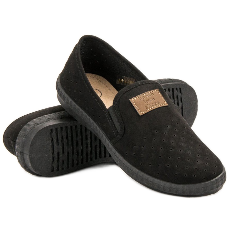 Mckeylor Prolamované tenisky černý 1