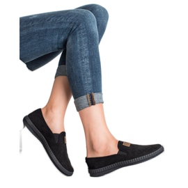 Mckeylor Prolamované tenisky černá 2