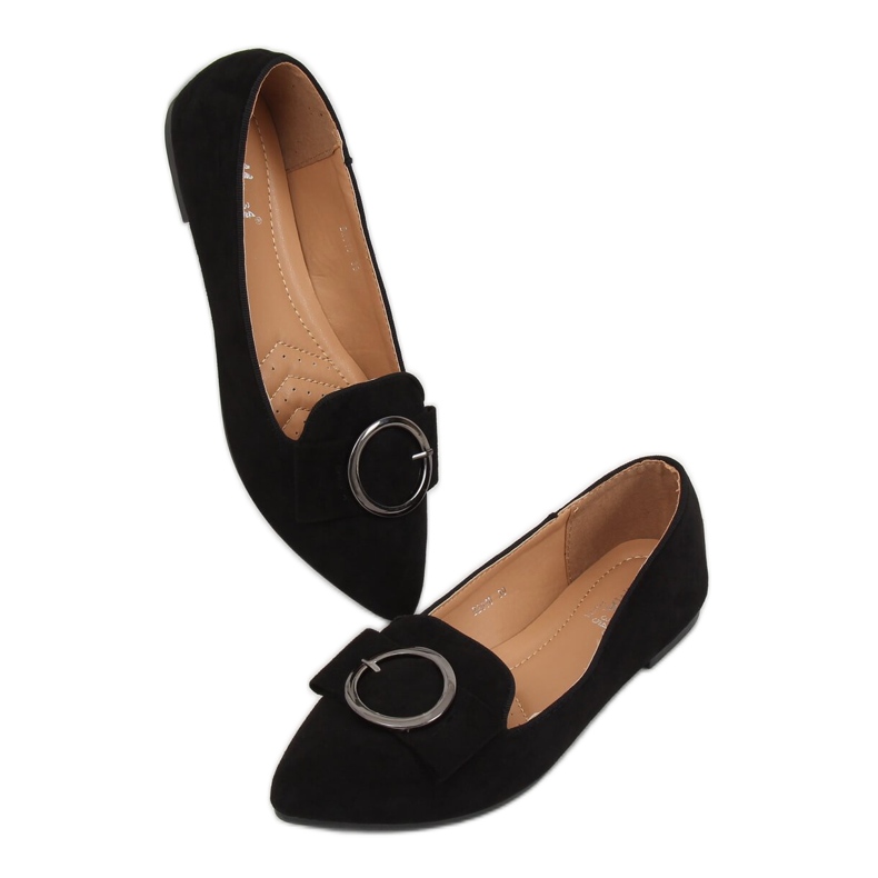 Černé mokasíny lordsy B2010 Black černý 1