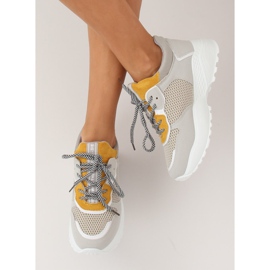 Šedá sportovní obuv BL170P Yellow žlutá 2 Šedá sportovní obuv BL170P Yellow žlutá 2