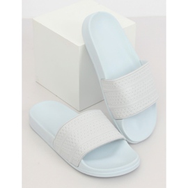 Modré pěnové pantofle J10761 Blue modrý 2