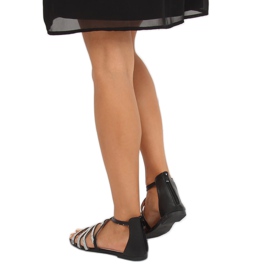 Černé dámské sandály LL6339 Black černá 1