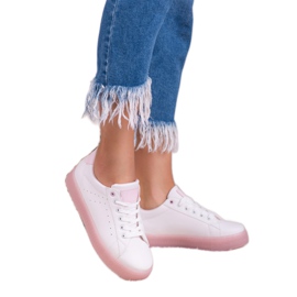 SHELOVET Šněrovací sportovní obuv bílý 1