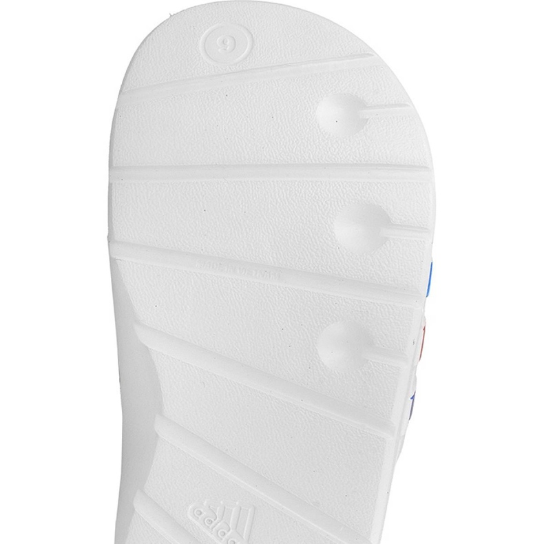 Pantofle Adidas Duramo Slide M U43664 bílý červený modrý 1