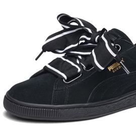 Puma Suede Heart Satin Ii W 364084 01 černá 2