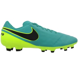Kopačky Nike Tiempo Genio Ii Fg M 819213-307 černý modrý 1