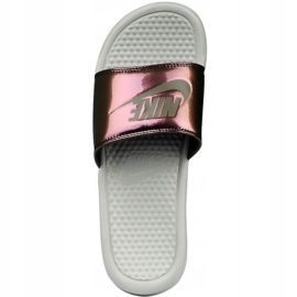 Sportovní oblečení Nike Benassi Just Do It Print W 618919-013 béžový hnědý 1