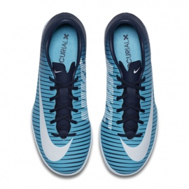 Sálová obuv Nike Mercurial Vapor Xi Ic Jr 831947-404 modrý 2