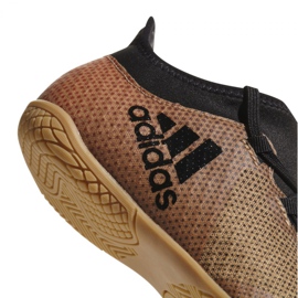 Sálová obuv adidas X Tango 17.3 In Jr CP9033 černý zlatý 2