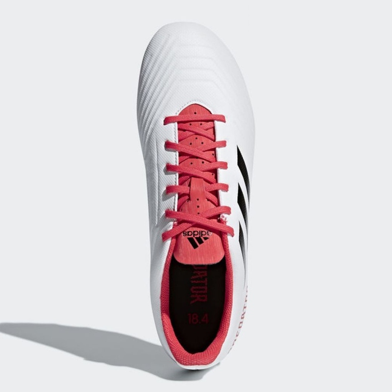 Kopačky Adidas Predator 18.4 FxG M CM7669 vícebarevný bílý 2