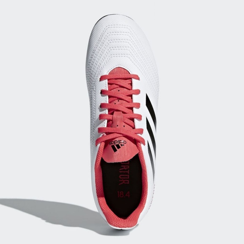 Kopačky Adidas Predator 18.4 FxG Jr CP9241 vícebarevný bílý 2