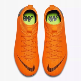 Kopačky Nike Mercurial Superfly 6 Academy Gs Mg Jr AH7337-810 vícebarevný oranžový 2