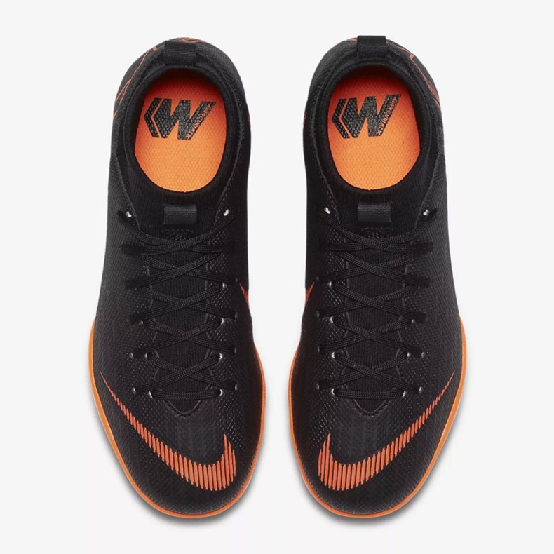 Sálová obuv Nike Mercurial SuperflyX 6 Academy Gs Ic Jr AH7343-081 pomerančový černý 2