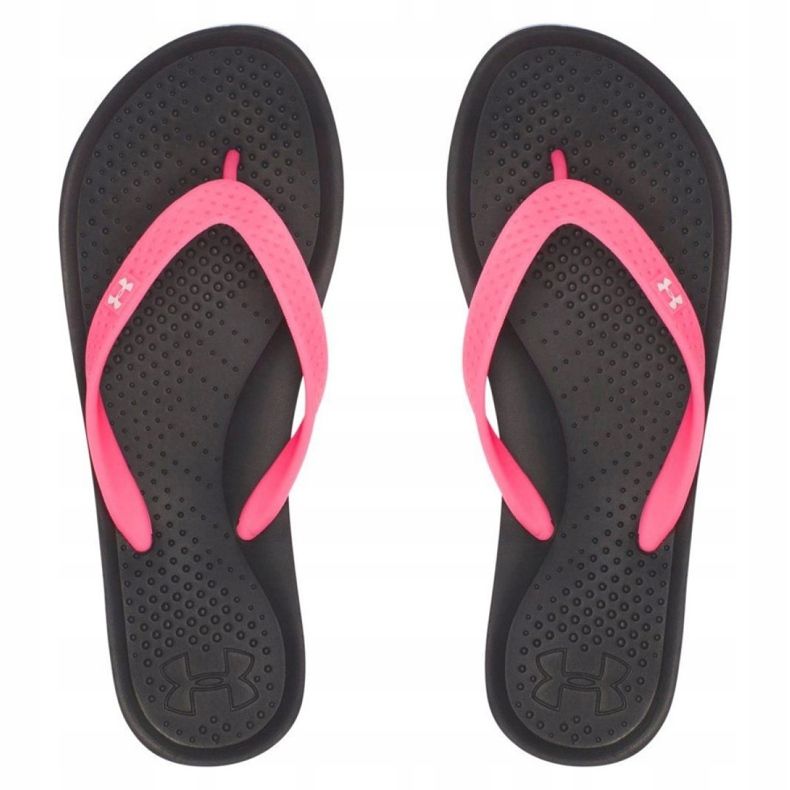 Pantofle Under Armour Atlantic Dune W 1252540-006 černá růžový 1