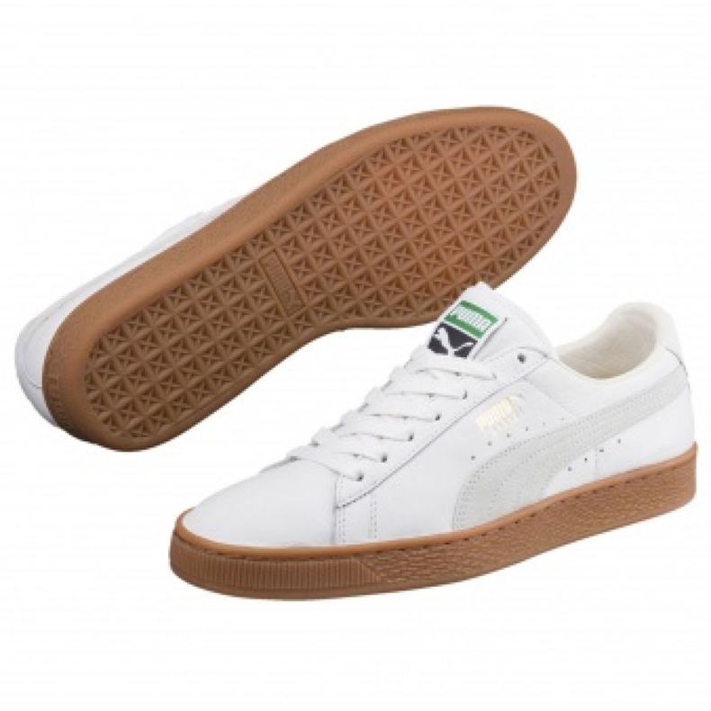 Boty Puma Basket Classic Gum Deluxe M 365366 01 bílý 1