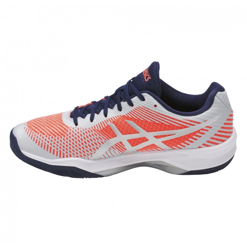 Volejbalové boty Asics Volley Elite Ff W B751N-0696 bílý oranžový 1 Volejbalové boty Asics Volley Elite Ff W B751N-0696 bílý oranžový 1