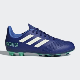Kopačky Adidas Predator 18.4 FxG Junior CP9242 vícebarevný modrý 1 Kopačky Adidas Predator 18.4 FxG Junior CP9242 vícebarevný modrý 1