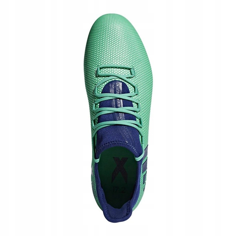 Kopačky Adidas X 17.2 Fg M CP9189 vícebarevný zelený 2