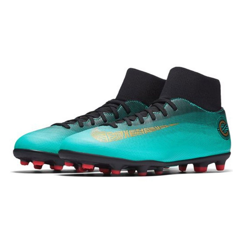 Kopačky Nike Mercurial Superfly 6 Club CR7 Mg AJ3545-390 vícebarevný modrý 2