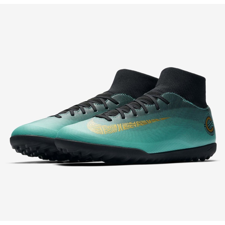 Kopačky Nike Mercurialx 6 Club CR7 Tf AJ3570-390 modrý modrý 2