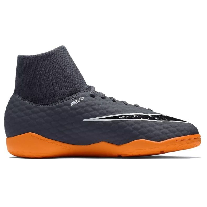 Nike Hyphantomx 3 Academy Df Ic Jr AH7291-081-S šedá šedá 1