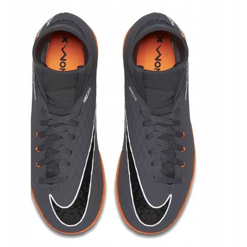 Nike Hyphantomx 3 Academy Df Ic Jr AH7291-081-S šedá šedá 2