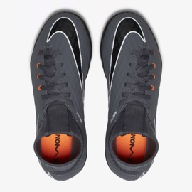 Kopačky Nike Hypervenom PhantomX 3 Academy Df Tf Jr AH7293-081-S šedá šedá 2