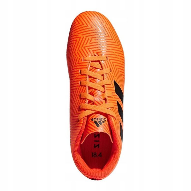 Kopačky Adidas Nemeziz 18.4 FxG Jr DB2355 vícebarevný pomerančový 2