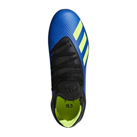 Kopačky Adidas X 18.3 Fg Jr DB2416 námořnická modrá modrý 1
