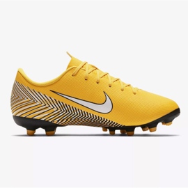 Kopačky Nike Mercurial Vapor 12 Academy Neymar Mg Jr AO2896-710 vícebarevný žlutá 1