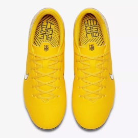 Kopačky Nike Mercurial Vapor 12 Academy Neymar Mg Jr AO2896-710 vícebarevný žluť 2