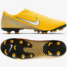 Kopačky Nike Mercurial Vapor 12 Academy Neymar Mg M AO3131-710 žlutá vícebarevný 3