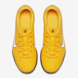 Kopačky Nike Mercurial Vapor 12 Club Neymar Tf Jr AO9478-710 žluť žluť 2