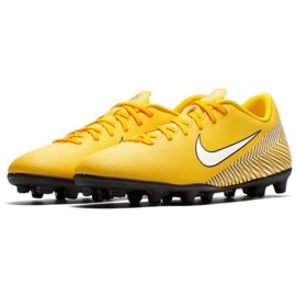 Kopačky Nike Mercurial Vapor 12 Club Neymar Mg M AO3129-710 vícebarevný žluť 1
